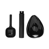 Kit De Dosagem De Grãos De Café Para Baristas: Copo, Frasco Pulverizador, Bandeja De Cerâmica Com