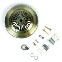 Kit de dossel de lâmpada Jandorf 60215 Latão antigo 12,7 cm