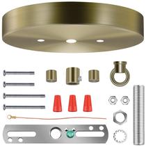 Kit de dossel de teto MAYOMAJO de 6 polegadas de luz com hardware em bronze