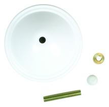 Kit de dossel elétrico Jandorf Blank-Up 13 cm branco