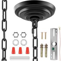 Kit de dossel leve MAYOMAJO de 13,5 cm com corrente suspensa de 1,8 m preta