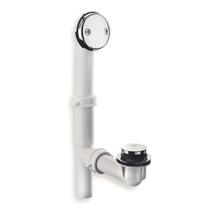 Kit de drenagem de banheira Danco Touch-Toe Chrome 1,5 polegadas