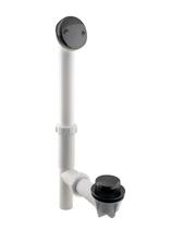 Kit de drenagem de resíduos de banho Westbrass 593244-62 branco fosco preto Kit de drenagem de resíduos de banho Westbrass 593244-62 branco fosco preto