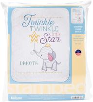 Kit de edredões para bebês em ponto cruz Janlynn Twinkle Twinkle Little Star