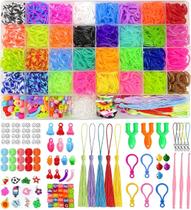 Kit de elásticos Nestling 2500+ Loom com 180 acessórios Kit de elásticos Nestling 2500+ Loom com 180 acessórios