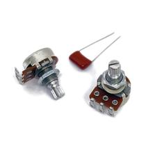 Kit de Elétrica Para Guitarra Tipo Telecaster HH TLA7RL Potenciômetros Alpha Rosca Longa 500K Kit de Elétrica Para Guitarra Tipo Telecaster HH TLA7RL Potenciômetros Alpha Rosca Longa 500K