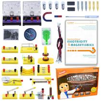 Kit de eletricidade e magnetismo Teenii STEM Age 8-16 com 50 itens