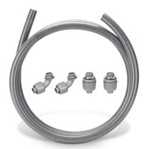 Kit de Eletroduto Flexível HOXHA 3 m PVC 1/2 Polegada