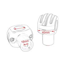Kit De Elevação De Guidão Universal Preto Ajustável De 25mm Para Motocicletas Harley Honda Com