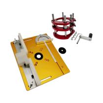 Kit De Elevação De Placa De Inserção De Alumínio De 65mm Para Mesa De Router Para Trabalhos Em