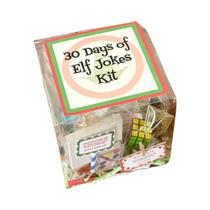 Kit De Elfo De Natal Engraçado Para Contagem Regressiva De 24/30 Dias, Brincadeiras Com Plástico,