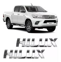 Kit De Emblema Porta Dianteira Nova Hilux 2016 2017 2018