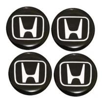 Kit de emblemas honda 58mm 4 pecas/bicos anti furto honda Kit de emblemas honda 58mm 4 pecas/bicos anti furto honda