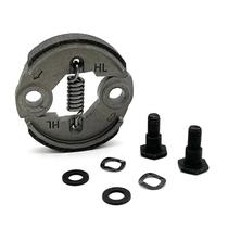 Kit de embreagem e parafuso de metal para motor de cortador de escova a gasolina 43CC 49CC 52CC