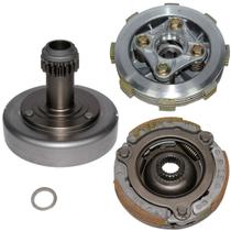 Kit de embreagem primária e secundária completa C100 Biz 2002 a 2005