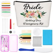 Kit de emergência de casamento Weewooday Floral Bride com bolsa de maquiagem Kit de emergência de casamento Weewooday Floral Bride com bolsa de maquiagem