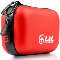 Kit de emergência L&L First Aid 120 peças à prova d'água (vermelho)