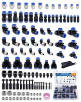 Kit de encaixe de mangueira de ar EilxMag 116PCS Quick Connect 0,9 Mpa