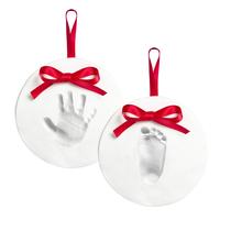 Kit de enfeites Babyprint Pearhead DIY No-Bake, pacote com 2 Kit de enfeites Babyprint Pearhead DIY No-Bake, pacote com 2