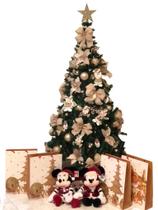 Kit De Enfeites Completo Árvore De Natal Pisca Led 1,80Mt Kit De Enfeites Completo Árvore De Natal Pisca Led 1,80Mt