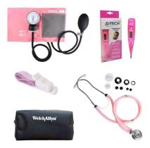 Kit De Enfermagem Completo + Termometro + Garrote + Bolsa