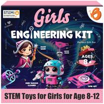 Kit de engenharia Butterfly EduFields 100+ STEM Projects Girls 8+