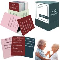 Kit de entrevista Life Story, cartões JOSMAX, 150 unidades com pergunta
