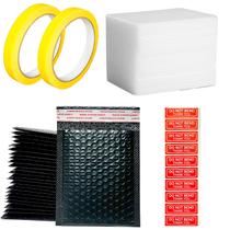 Kit de envio abobwey com protetores de cartas 9 x 11,5 cm e envelopes Kit de envio abobwey com protetores de cartas 9 x 11,5 cm e envelopes