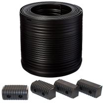 Kit de Envoltura para Bunk Caliber 23050-BK Rollo de 5 m de Largo y 5 cm de Ancho Negro