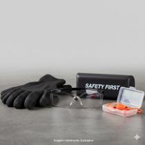 KIT DE EQUIPAMENTO DE PROTEÇÃO- C/ LUVA, ÓCULOS E PLUG (EPIs) KIT DE EQUIPAMENTO DE PROTEÇÃO- C/ LUVA, ÓCULOS E PLUG (EPIs)
