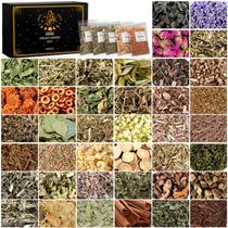 Kit de ervas DreamdaMoonnly Witchcraft Supplies, pacote com 40
