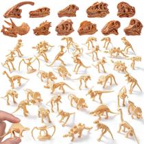 Kit de Escavação de Fósseis de Dinossauro HFKPJRT, Esqueleto, 50 Peças Kit de Escavação de Fósseis de Dinossauro HFKPJRT, Esqueleto, 50 Peças