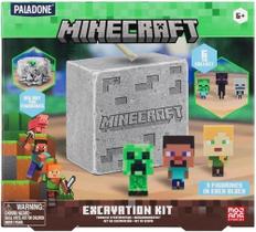 Kit de escavação Paladone Minecraft oficialmente licenciado para crianças