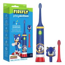 Kit de Escova de Dentes FIREFLY Play Action Sonic - Para Crianças Acima de 3 Anos