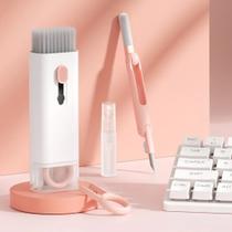 Kit De Escova De Limpeza De Teclado 7 Em 1 Multifuncional Portátil Para Computador Fone De Ouvido Kit De Escova De Limpeza De Teclado 7 Em 1 Multifuncional Portátil Para Computador Fone De Ouvido