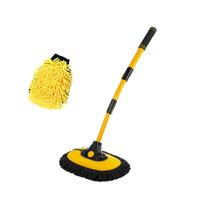 Kit de Escova para Lavagem de Carro Sylvil com Cabo Extensível de 102 cm Kit de Escova para Lavagem de Carro Sylvil com Cabo Extensível de 102 cm