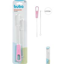 Kit De Escova Para Limpar Canudo Buba Com 2 Escovinhas