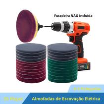 Kit De Escovas De Limpeza Com 26 Peças De Esponjas Abrasivas De 4/5 Polegadas Para Cozinha, Kit De Escovas De Limpeza Com 26 Peças De Esponjas Abrasivas De 4/5 Polegadas Para Cozinha,