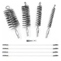 Kit de Escovas de Limpeza Funyfa 50mm em Aço Inoxidável 4 Peças