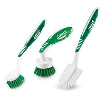 Kit de escovas de limpeza Libman Green & White, conjunto de 3 peças Kit de escovas de limpeza Libman Green & White, conjunto de 3 peças