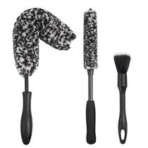 Kit de Escovas para Rodas NIKCOSMK 3 Peças Flexíveis e Duráveis Kit de Escovas para Rodas NIKCOSMK 3 Peças Flexíveis e Duráveis