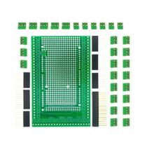 Kit De Escudo Protótipo PCB Dupla Face Para Arduino Mega 2560 R3 Compatível Com Bloco Terminal De