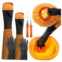 Kit de escultura de abóbora Halloween Moments Pumpkin Scraper Glove Kit de escultura de abóbora Halloween Moments Pumpkin Scraper Glove