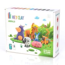 Kit de escultura em argila Fat Brain Toys Hey Clay Animals com aplicativo