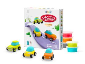 Kit de escultura em argila Fat Brain Toys Hey Clay Eco Cars com aplicativo
