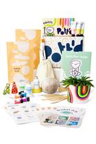 Kit de Escultura Pott'd Argila de Secagem ao Ar 2kg Tintas e Ferramentas Kit de Escultura Pott'd Argila de Secagem ao Ar 2kg Tintas e Ferramentas