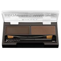 Kit de escultura Rimmel Brow This Way, marrom escuro, 2g de pó