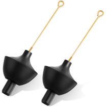 Kit de esfera da caixa acoplada para vaso sanitário, 2 unidades, Enhon, com haste de latão e borracha Kit de esfera da caixa acoplada para vaso sanitário, 2 unidades, Enhon, com haste de latão e borracha