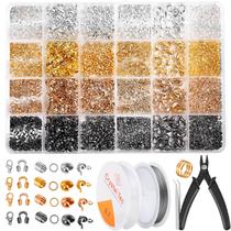 Kit de esferas de crimpagem Acejoz 2160 peças com alicate de crimpagem