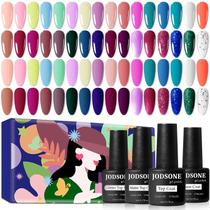 Kit de esmalte de gel JODSONE 32+4 unidades Soak Off com base e camada superior